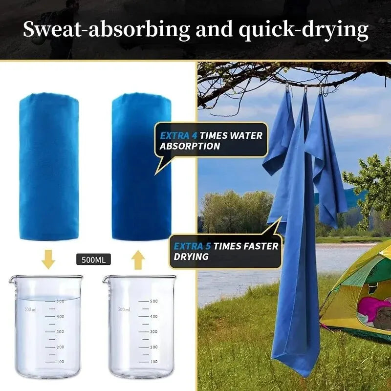 Quick-Drying Sports Towel – Ideal for Gym, Beach, & Outdoor Activities!