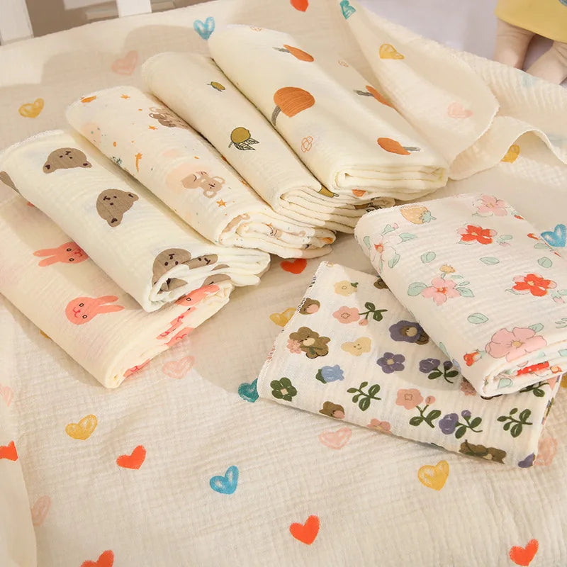 Soft cotton muslin swaddle – perfect for newborns!