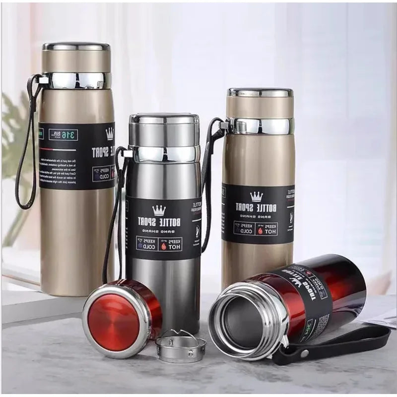 316 Stainless Steel Insulated Travel Mug – Large Capacity Thermos!