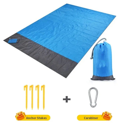 Spacious Beach Blanket  – Sandproof & Waterproof Picnic Mat!