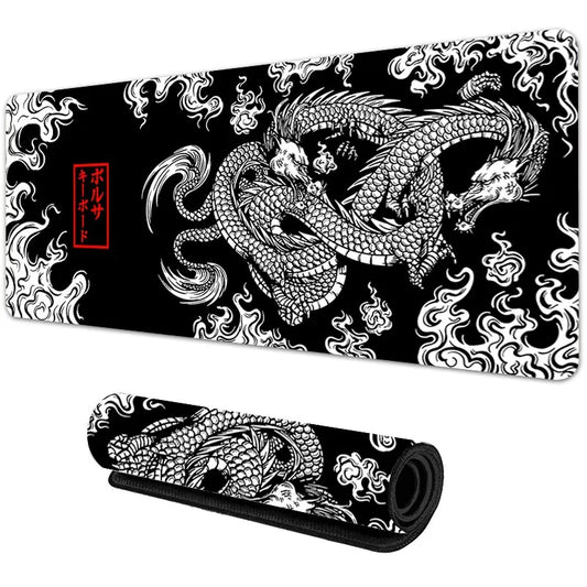 Japanese Dragon XXL Gaming Mousepad – Large Speed Desk Mat for Gamers!