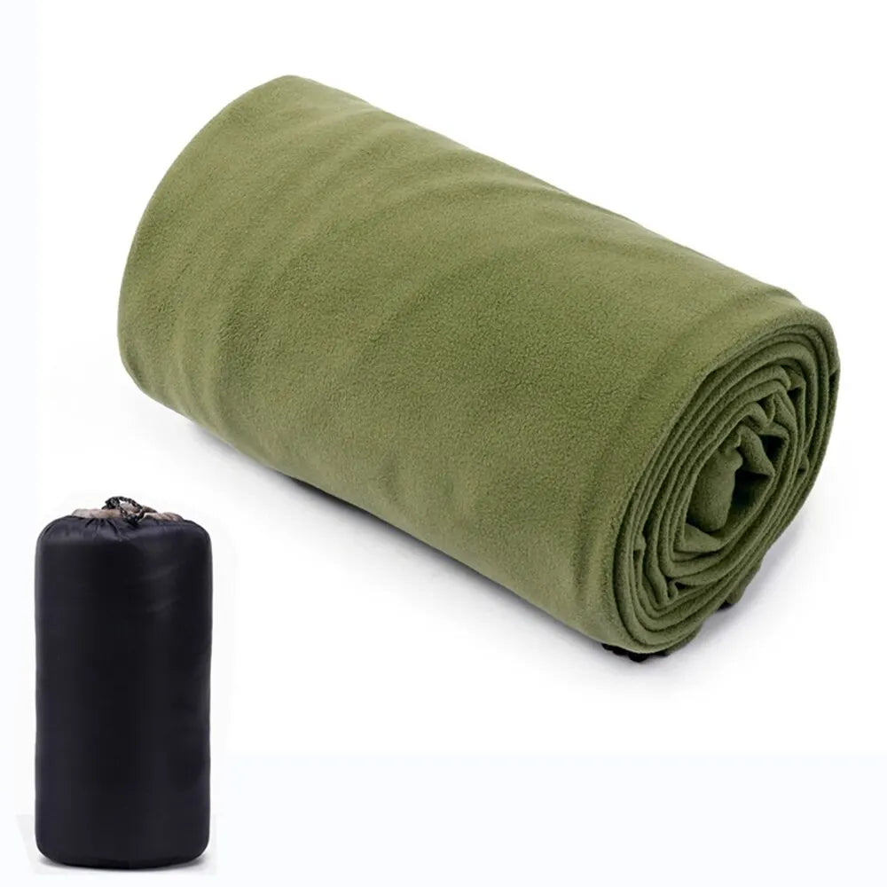 Ultra-Light Fleece Sleeping Bag Liner – Warm & Portable for Camping!