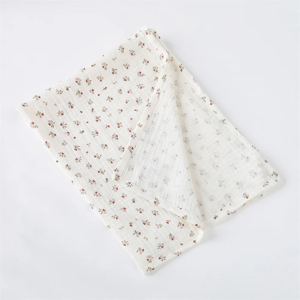 Muslin Baby Swaddle Blanket – Soft Cotton Newborn Nap Cover!