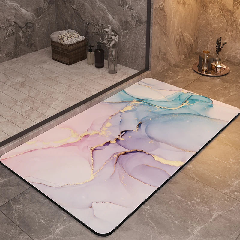 Luxury Anti-Slip Bathroom Mat – Quick Dry, Absorbent, Washable!