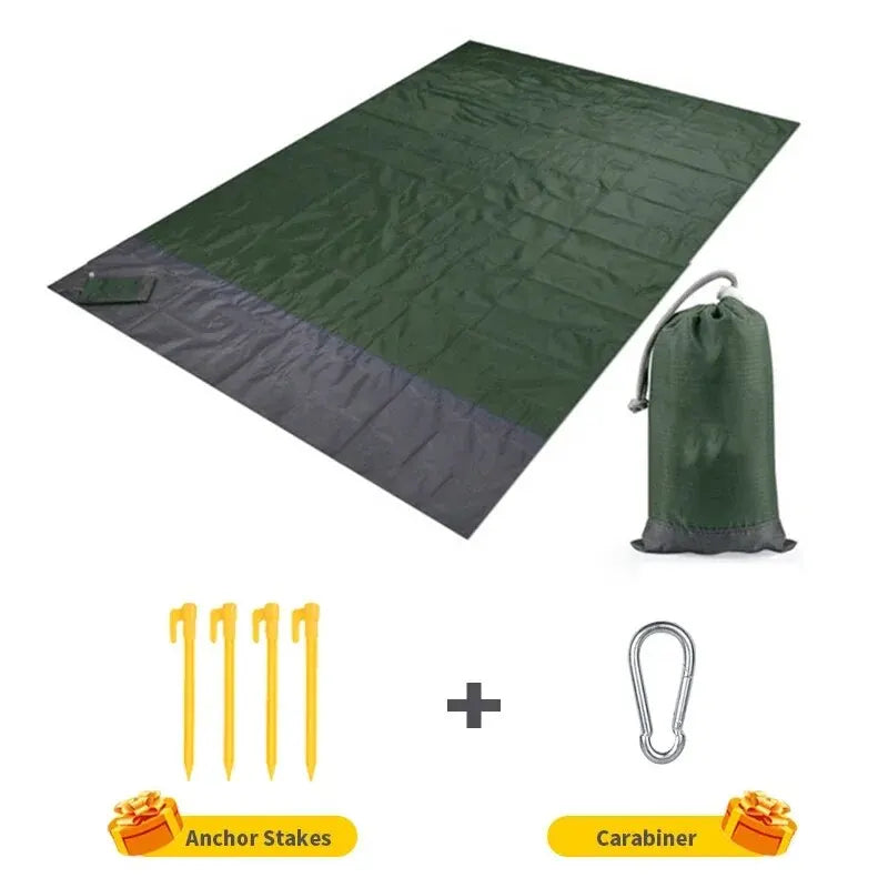 Spacious Beach Blanket  – Sandproof & Waterproof Picnic Mat!