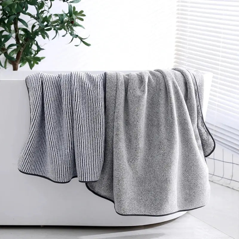 Ultra-Soft Microfiber Bath Towel – Ideal for Gym, Spa, Sports, & Home Luxury!