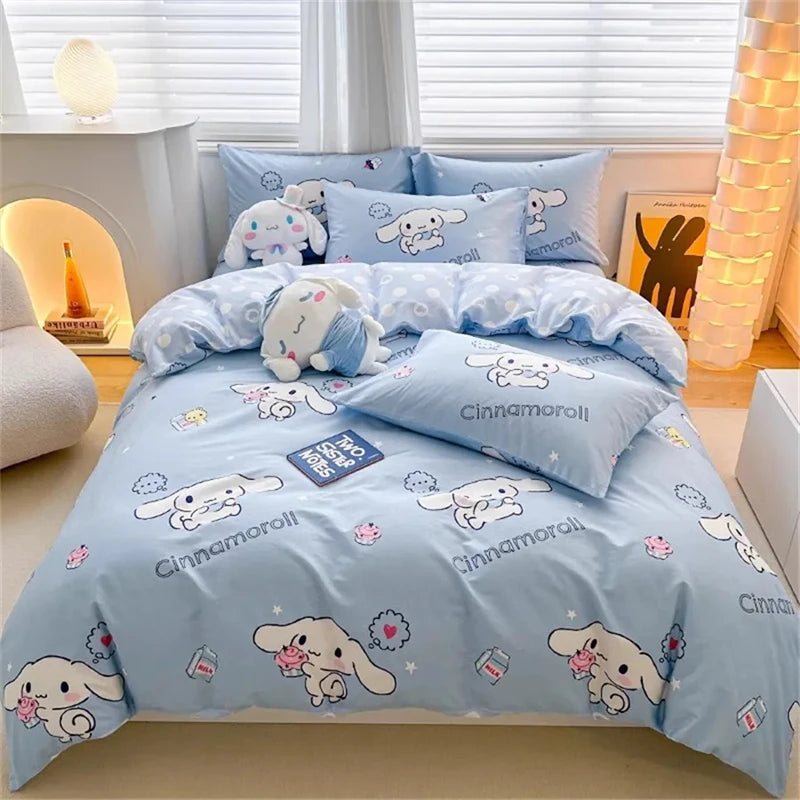 Kawaii cute printed Bedding Set – Cute Duvet Cover & Pillowcases!