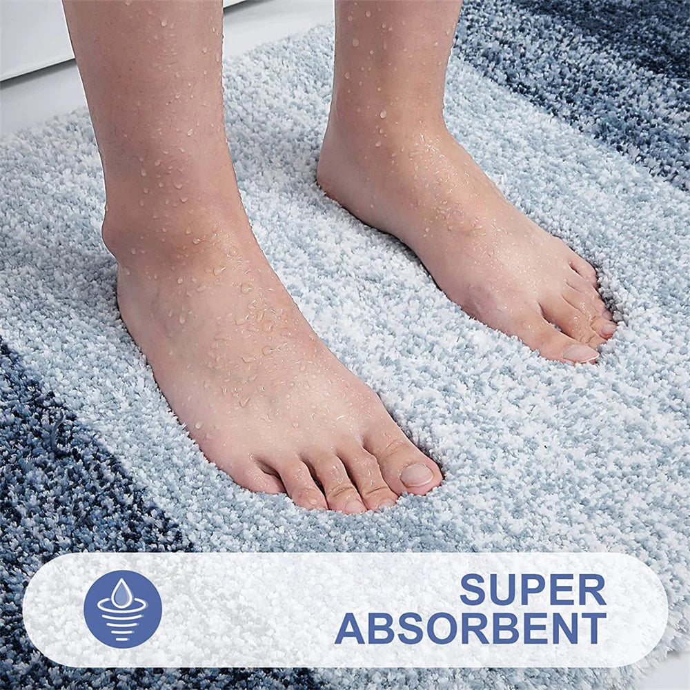 Premium Microfiber Bath Rug – Soft, Absorbent & Non-Slip!