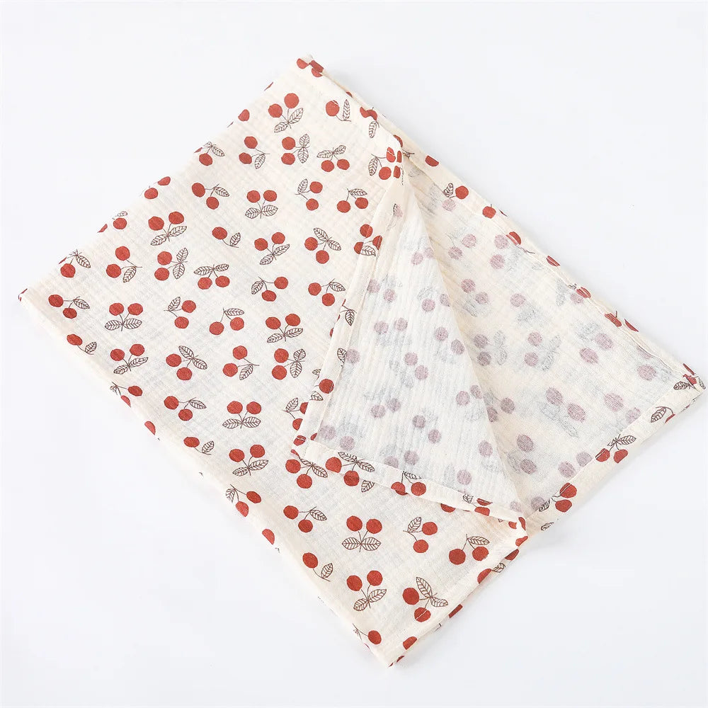 Muslin Baby Swaddle Blanket – Soft Cotton Newborn Nap Cover!