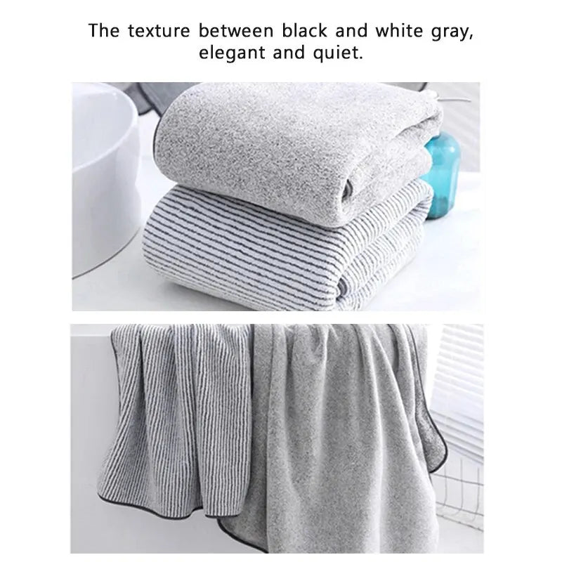 Ultra-Soft Microfiber Bath Towel – Ideal for Gym, Spa, Sports, & Home Luxury!