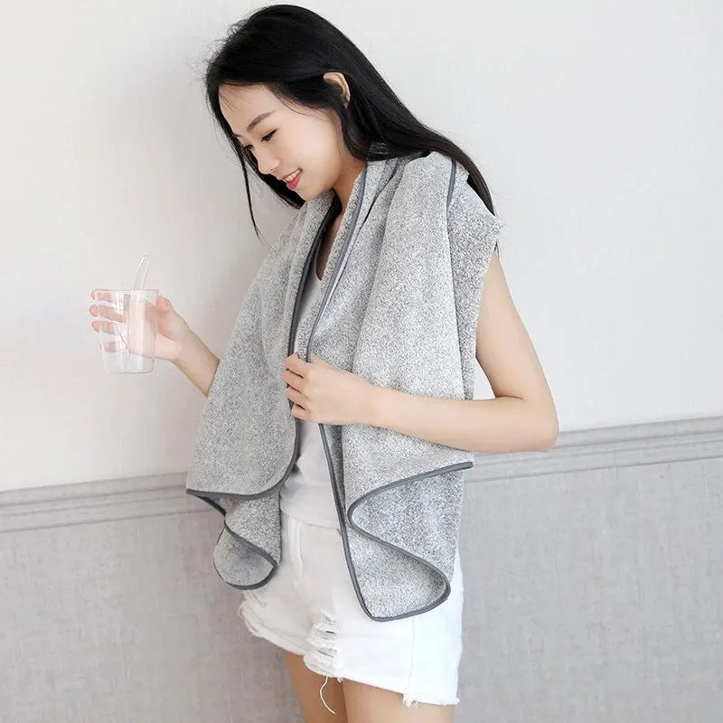 Ultra-Soft Microfiber Bath Towel – Ideal for Gym, Spa, Sports, & Home Luxury!