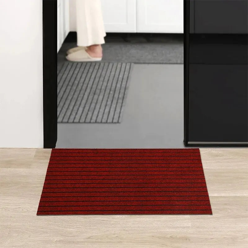 Modern Square Floor Mat – Durable, Non-Slip & Machine Washable!