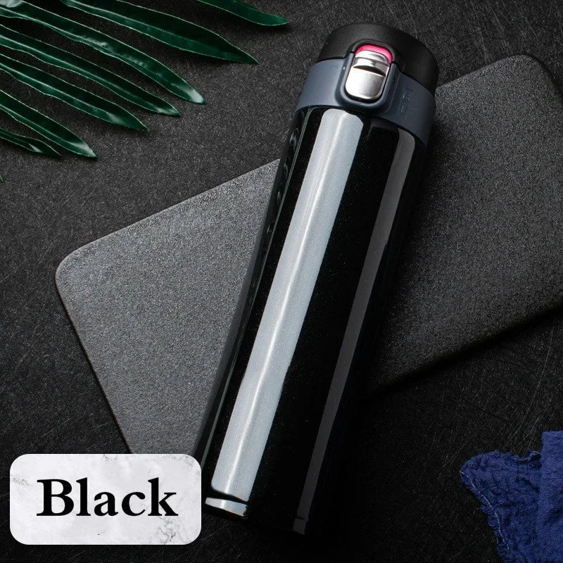 500ML Stainless Steel Vacuum Flask – Bouncing Cover Thermos Cup!