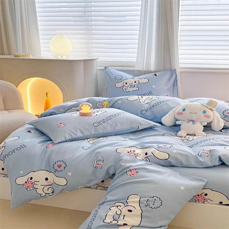 Kawaii cute printed Bedding Set – Cute Duvet Cover & Pillowcases!