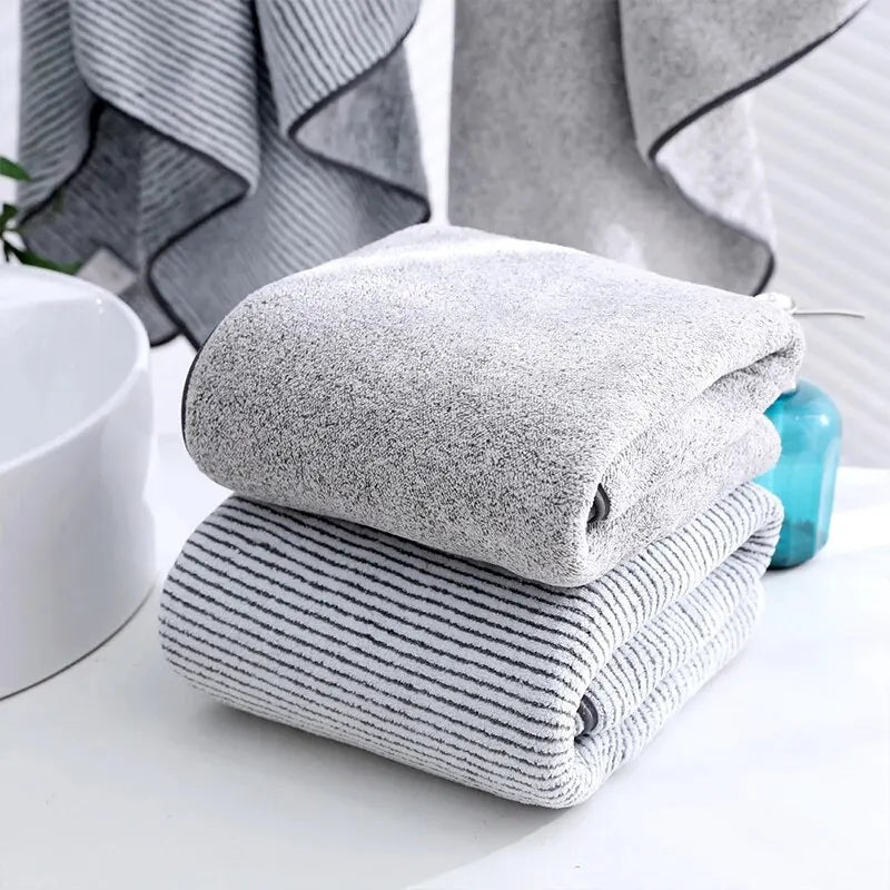 Ultra-Soft Microfiber Bath Towel – Ideal for Gym, Spa, Sports, & Home Luxury!