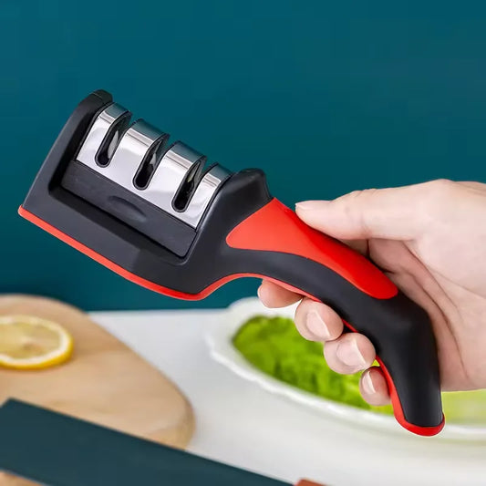 3-in-1 Professional Knife Sharpener – Perfect for Straight & Ceramic Knives. Achieve precision, sharpness, and durability in every stroke