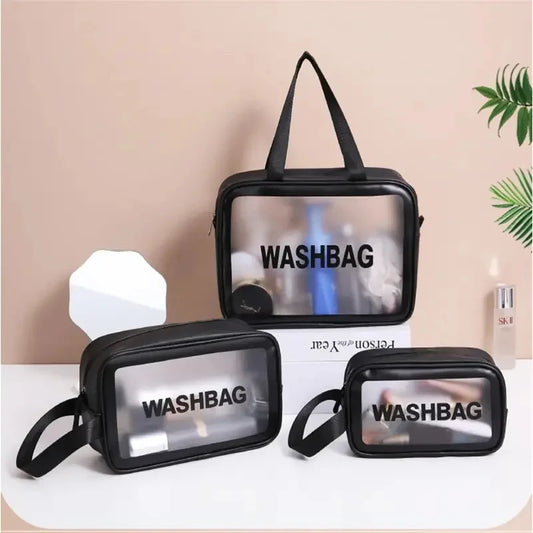 Portable Travel Wash Bag – Waterproof & Spacious for Your Essentials!