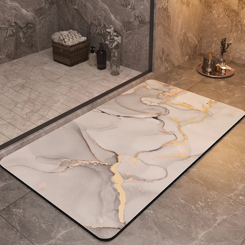 Luxury Anti-Slip Bathroom Mat – Quick Dry, Absorbent, Washable!