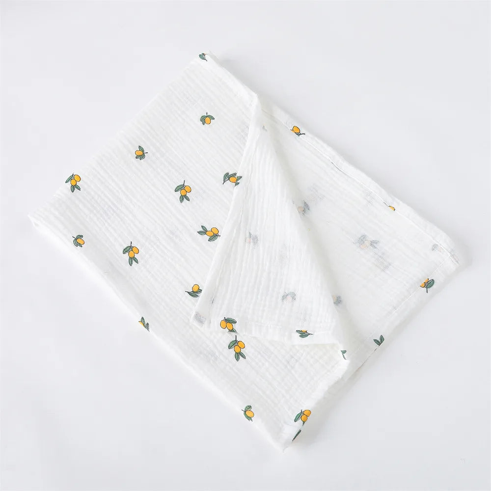 Muslin Baby Swaddle Blanket – Soft Cotton Newborn Nap Cover!