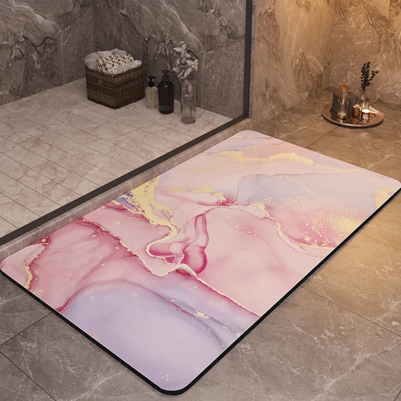 Luxury Anti-Slip Bathroom Mat – Quick Dry, Absorbent, Washable!