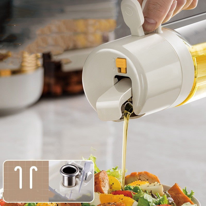 2 in 1 Oil Sprayer & Dispenser – For healthier, mess-free cooking!