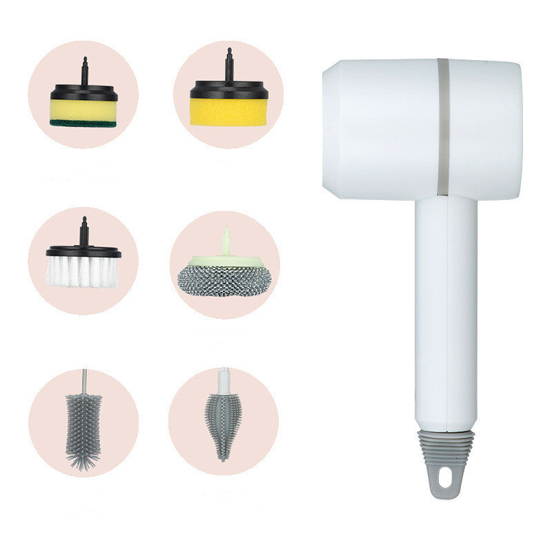 Electric Cleaning Brush – Powerful, wireless, and rechargeable for effortless cleaning of kitchen, bathroom, and more!