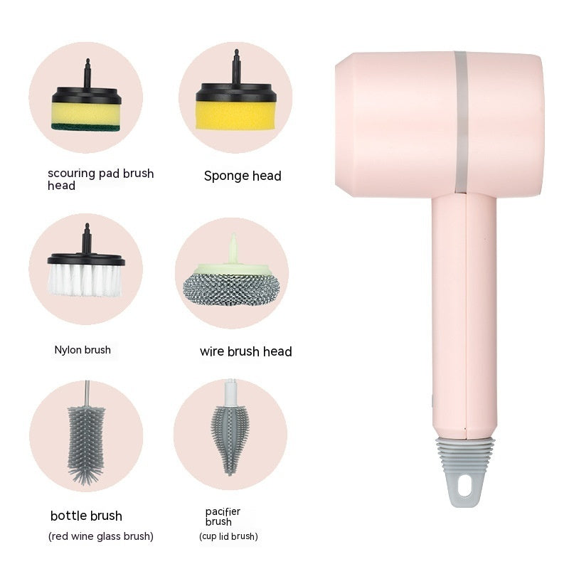 Electric Cleaning Brush – Powerful, wireless, and rechargeable for effortless cleaning of kitchen, bathroom, and more!